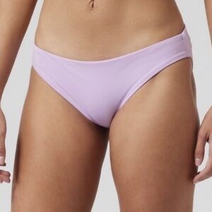 ATHLETA women’s purple lavender clean medium bikini swim bottom size M NWT